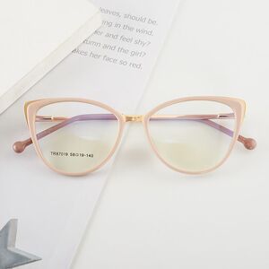 Combined frame (metal + TR90) or glasses with blue light protection, with spring hinges FA87019