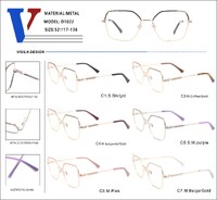 Оправа металлическая полуободковая с флексом D1022-DA