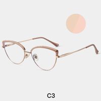 Оправа для очков комбинированная (металл + TR90) с защитой от синего света, с флексом FA87279