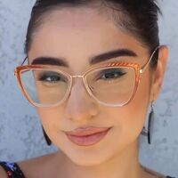 TR90 plastic frame or glasses with blue light protection, with spring hinges FA87084