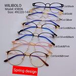Оправа металлическая ультратонкая женская с флексом Wilibolo K9806