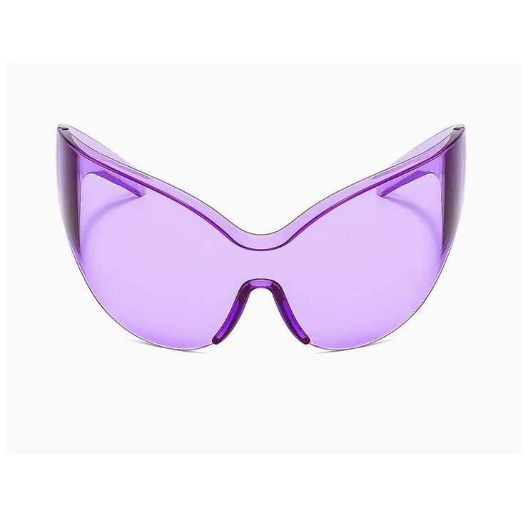 Пластиковые безрамочные солнцезащитные очки W68193