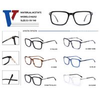 Plastic acetate + metal frame with spring hinges CH6202-DA