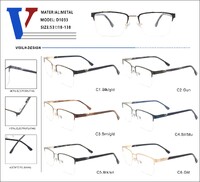 Оправа металлическая полуободковая с флексом D1033-DA