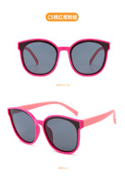 Polarized silicone sunglasses with UV400 protection for kids T22016