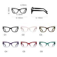 Plastic TR90 frames for glasses with Blue Ray Cut protection and flex hinges FOCUS FCS2184
