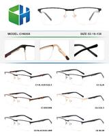 Оправа металлическая полуободковая с флексом CH6008-DA