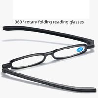 Plastic TR90 glasses for reading with case portable, with Blue ray cut protection, diopters from +1.00 to +4.00, RMC=62-64,KY1953-2