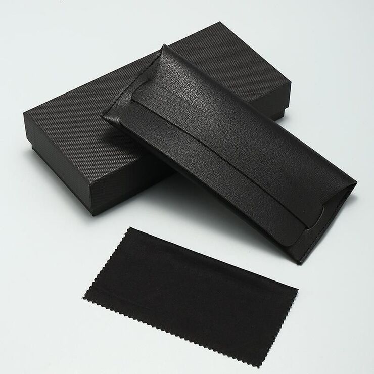 Sunglasses and eyeglasses hard shell case + extra kit AL678889012260