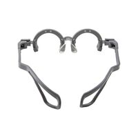 Оправа детская пробная силиконовая полуободковая для подбора очков STF5270-H Black (PJ080) 