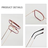 Оправа для очков комбинированная (металл + TR90) с защитой от синего света, с флексом FA87174