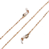 Glasses chain with octagonal crystals GL1261