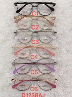 Metal frame for glasses with spring hinges Defile D1238AJ