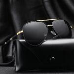 Поляризационные солнцезащитные металлические очки с защитой UV400 2813-2-GT