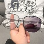 Очки пластиковыеTR90 KY9157变色 защитой Blue ray cut