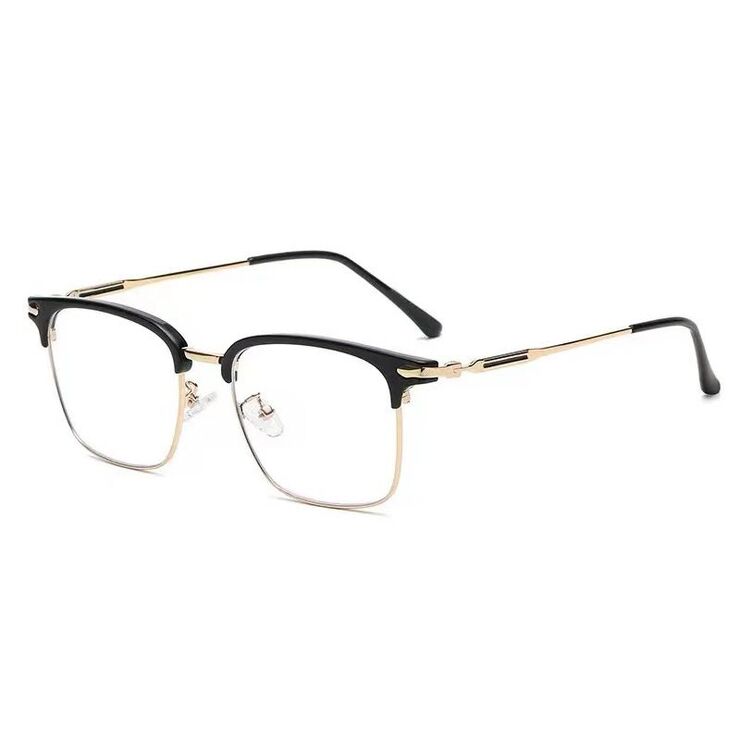 Semi-rimless TR90 glasses with blue light protection, with case KY1199