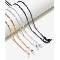 Металлическая нескользящая цепочка для очков и масок GM010