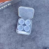 Mini soft contact lens kit with 2 containers J1-6多副磨砂套装