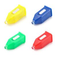 Flashlight-keychain with blue light transmittance test