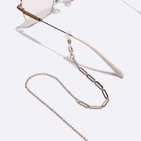 Gold-colored metal non-slip chain, for glasses and masks GL1434