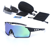 Safety shockproof sports goggles+3 caps 骑行-9036-1