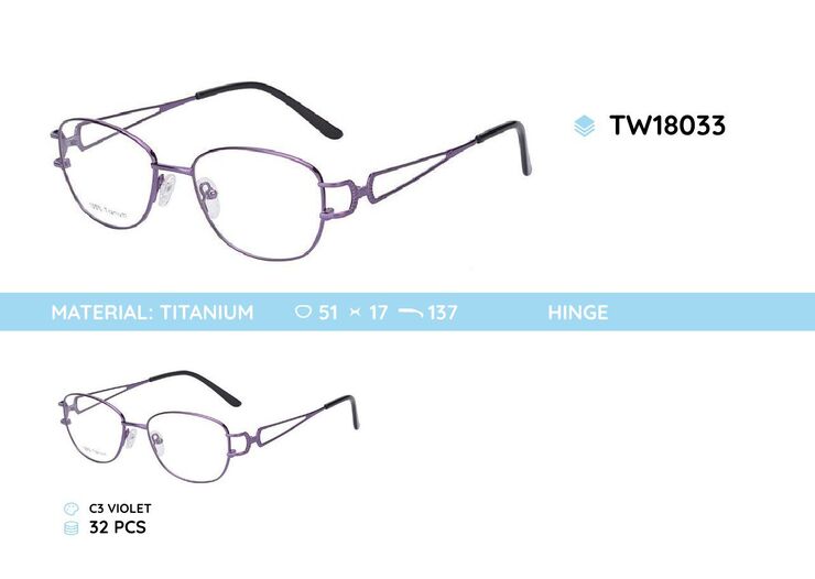 Titanium frames TW18033