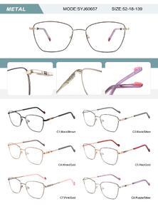 Metal frame for women with spring hinges SYJ60657-DA