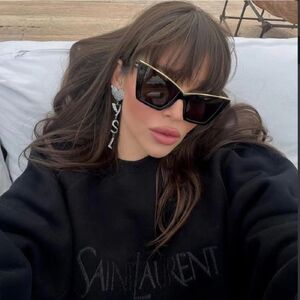 Plastic cat-eye sunglasses for women Elit 098-EL