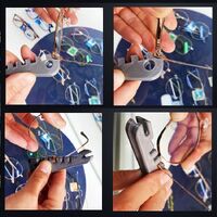 Frame adjuster for bending the bridge of the nose and temples, for straightening and restoring the shape of frames