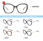 Plastic acetate eyeglasses frame WD4322P