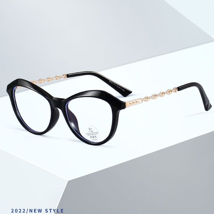 Combined frames with Blue Ray Cut lenses and flex hinges MAMO 8933-2