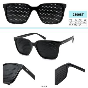 黑框多孔镜 Перфорационные очки-тренажёры Mystery 28008T (чехол и инструкция в комплекте)