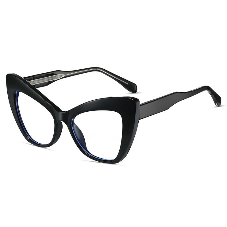 TR90 plastic frame or glasses with blue light protection, with spring hinges FA87289
