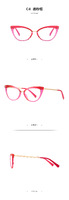 Plastic frames for glasses TR90+CA material (flex hinges) FOCUS FCS2064
