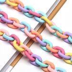 Acrylic color eyeglasses chain GB061