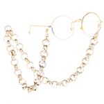 Metal non-slip chain, gold thick, for glasses and masks GL275
