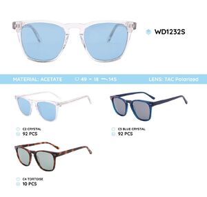 Acetate frames polarized sunglasses WD1232S