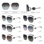 Polarized metal sunglasses Leke PS33144