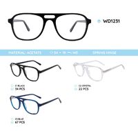 Plastic frames for glasses acetate material WD1231