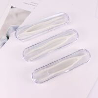 Plastic tweezers with individual pencil-box packaging Extra-large-tweezers-box