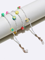 Fashion gold glasses chain with hollow rhombus GL1288