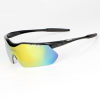 Safety shockproof sports goggles+4 caps 0090