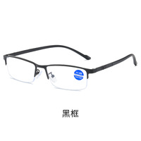 Очки металлические для чтения KY602 с защитой Blue ray cut, диоптрии от 0.00 до +4.00, РМЦ=62-64