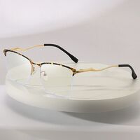 Metal glasses with blue light and UV protection 9708-GT