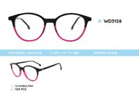 Plastic acetate eyeglasses frame for women WD3158