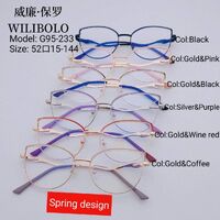 Metal ultrathin frames Wilibolo, with spring hinges G95-233