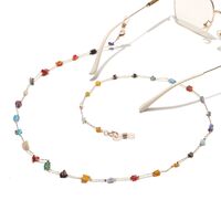 Metal non-slip chain, with glass beads, for glasses and masks GL1466