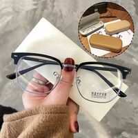 PlasticTR90 glasses KY2204 with case, Blue ray cut protection