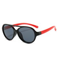Polarized silicone sunglasses with UV400 protection for kids T111011