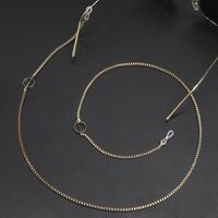 Gold-colored metal non-slip chain, for glasses and masks GL449